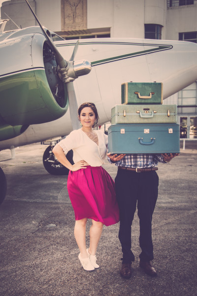 1940 Air Terminal Museum Engagement by Lori Blythe Photography