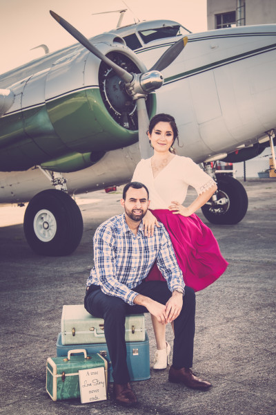 1940 Air Terminal Museum Engagement by Lori Blythe Photography