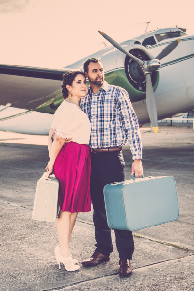 1940 Air Terminal Museum Engagement by Lori Blythe Photography