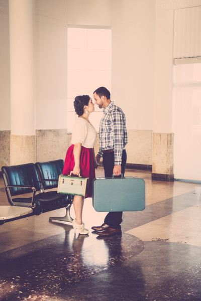 1940 Air Terminal Museum Engagement by Lori Blythe Photography