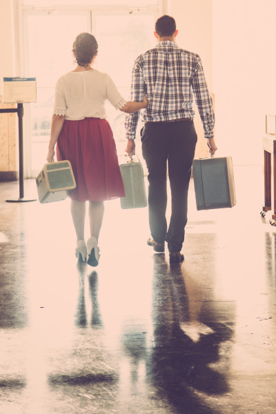 1940 Air Terminal Museum Engagement by Lori Blythe Photography