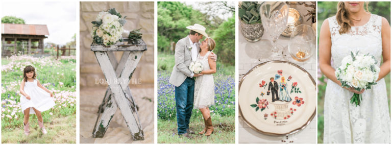 Intimate Wildflower Wedding on a Fredericksburg Family Ranch