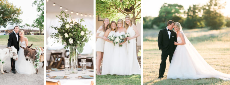 Fredericksburg Family Ranch Wedding with a tented party pavilion